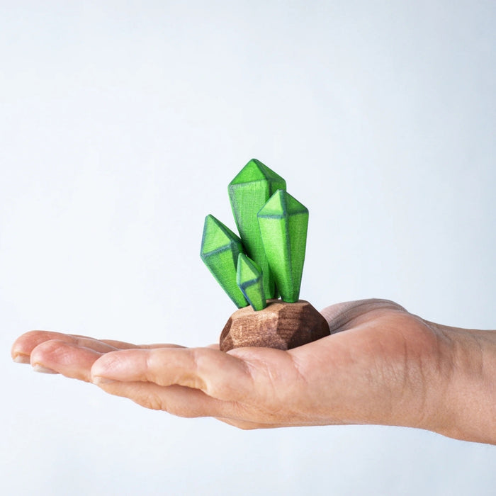 BumbuToys Wooden Figure - Crystals for Small World Play from Australia