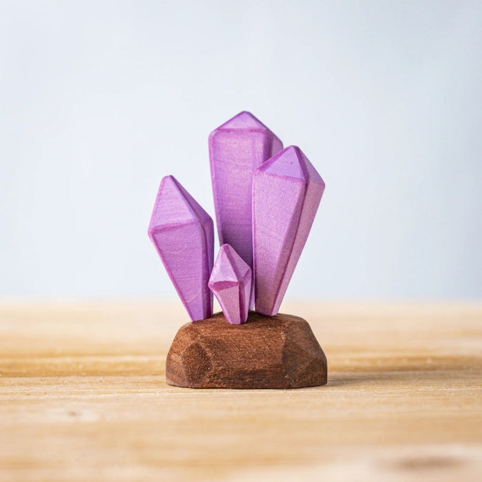 BumbuToys Wooden Figure - Crystals for Small World Play from Australia