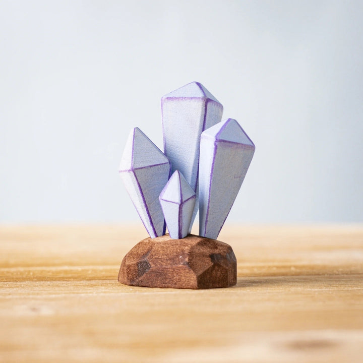 BumbuToys Wooden Figure - Crystals for Small World Play from Australia