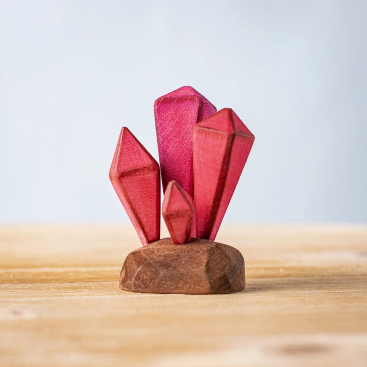 BumbuToys Wooden Figure - Crystals for Small World Play from Australia