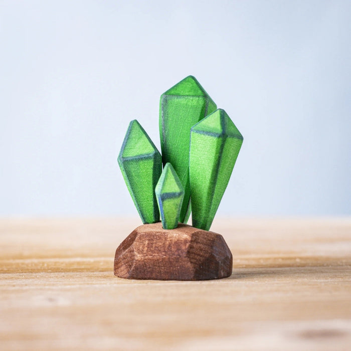 BumbuToys Wooden Figure - Crystals for Small World Play from Australia