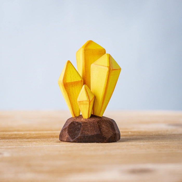 BumbuToys Wooden Figure - Crystals for Small World Play from Australia
