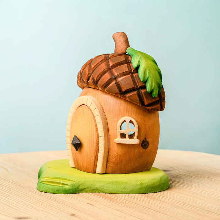 BT-32238 BumbuToys Wooden House - Acorn
