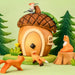 BT-32238 BumbuToys Wooden House - Acorn
