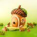BT-32238 BumbuToys Wooden House - Acorn