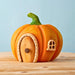 BumbuToys Wooden House - Pumpkin for Small World Play from Australia