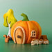 BumbuToys Wooden House - Pumpkin for Small World Play from Australia