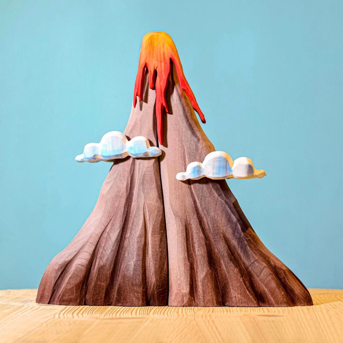 Bumbu Toys Wooden Figure - Volcano - Australia — Oskar's Wooden Ark