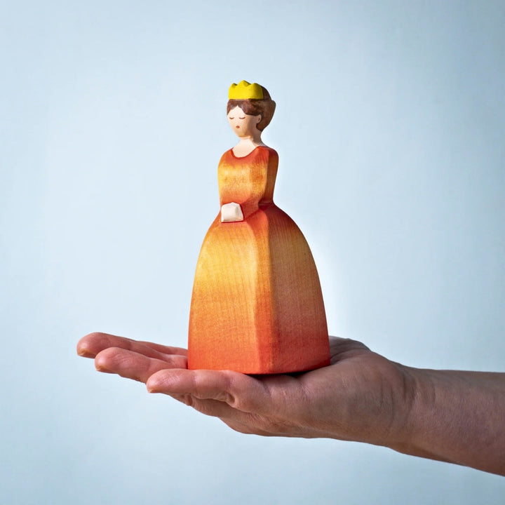 BumbuToys Wooden Medieval Figure - Princess for Small World Play from Australia