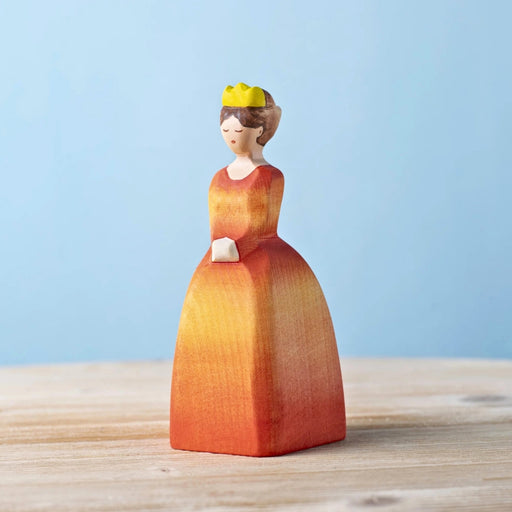 BumbuToys Wooden Medieval Figure - Princess for Small World Play from Australia