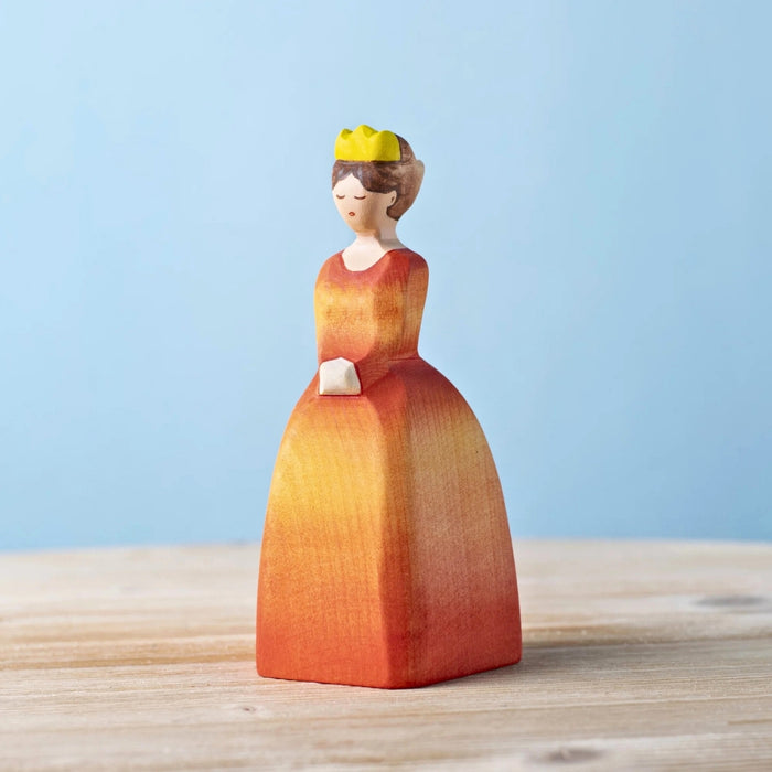 BumbuToys Wooden Medieval Figure - Princess for Small World Play from Australia