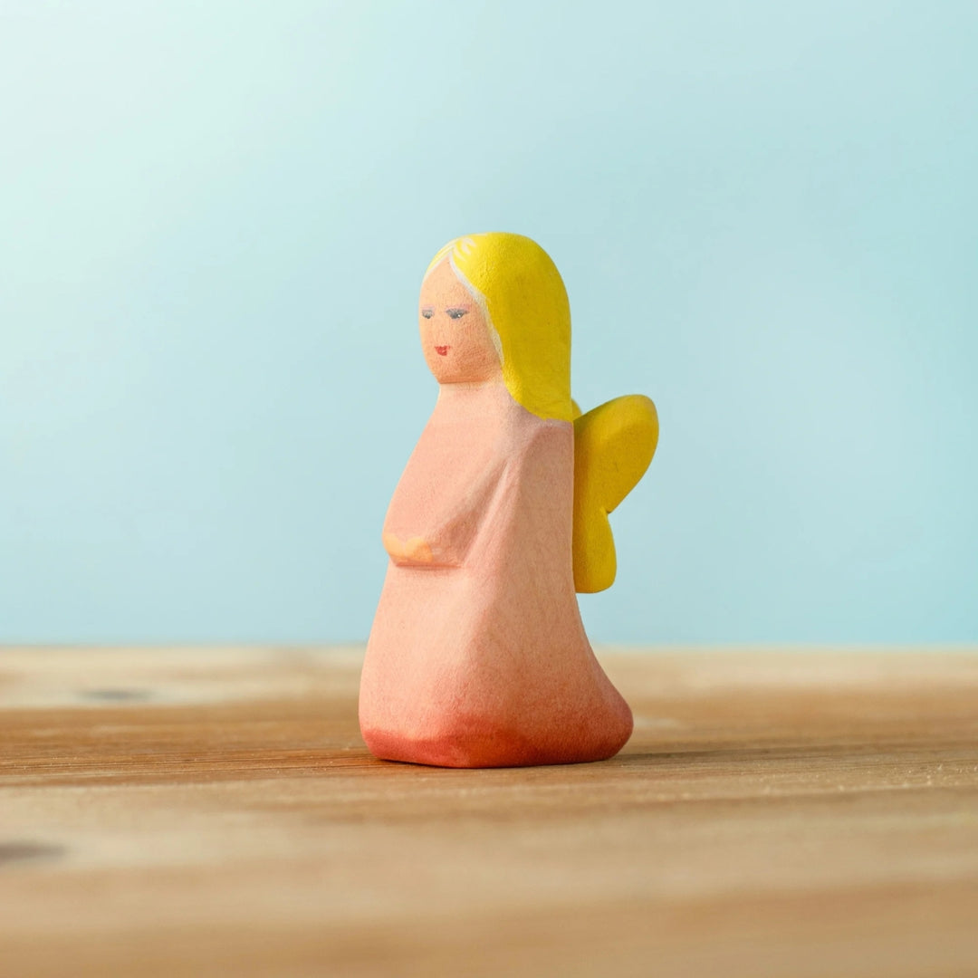 BumbuToys Wooden Mythical Creature - Fairy - Coral for Small World Play - Online, Australia