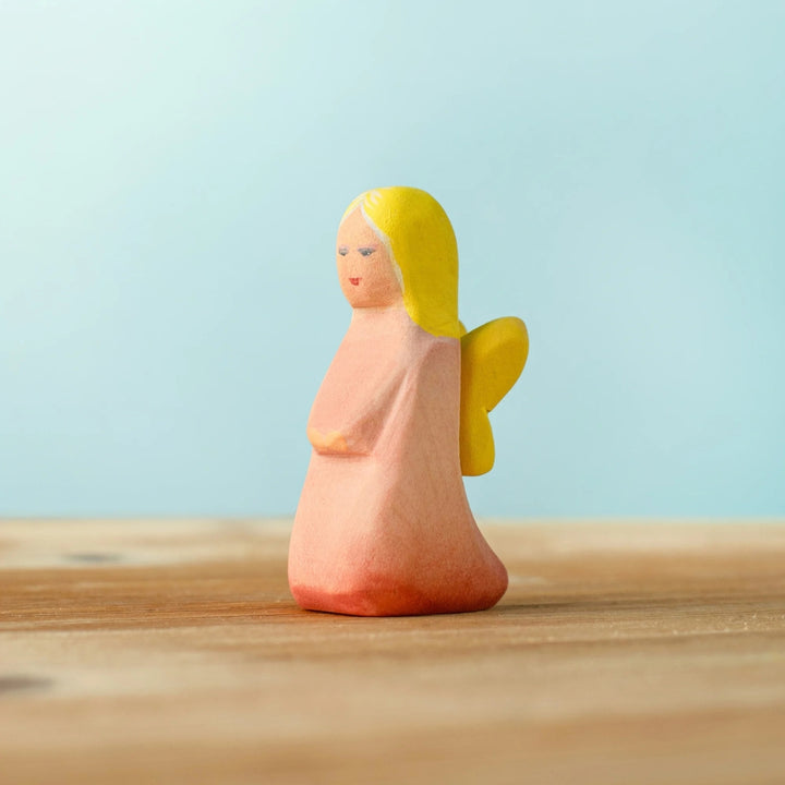 BumbuToys Wooden Mythical Creature - Fairy - Coral for Small World Play - Online, Australia