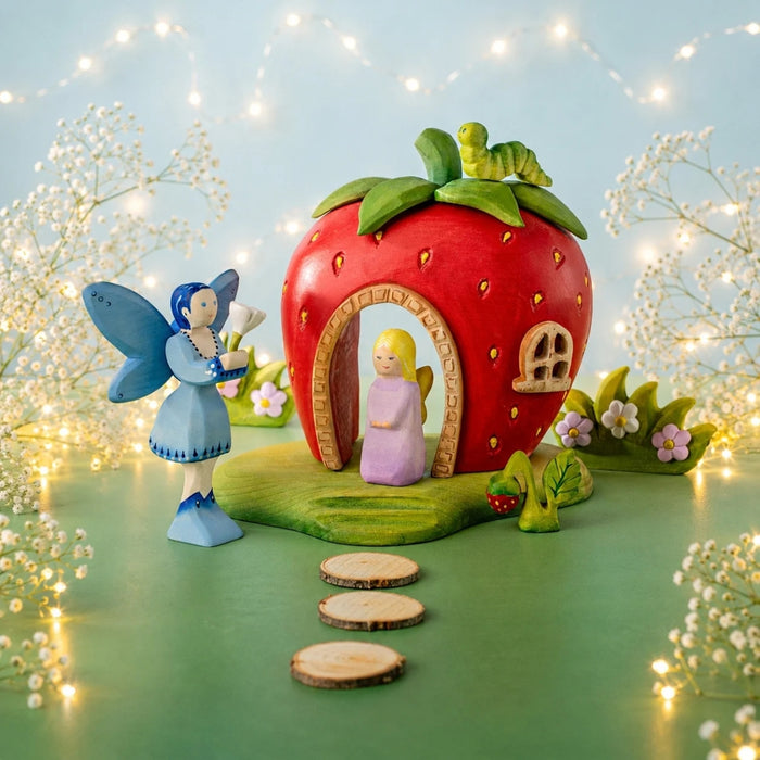 BumbuToys Wooden Mythical Creature - Fairy - Lavender