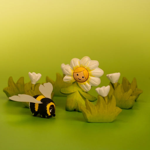 BumbuToys Wooden Mythical Creature - Flower Child - Daisy for Small World Play - Online, Australia