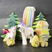 BumbuToys Wooden Mythical Creature - Unicorn - Pastel for Small World Play from Australia