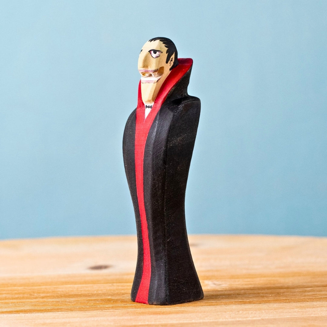 BumbuToys Wooden Mythical Creature - Vampire & Coffin - Set of 2 for Small World Play from Australia