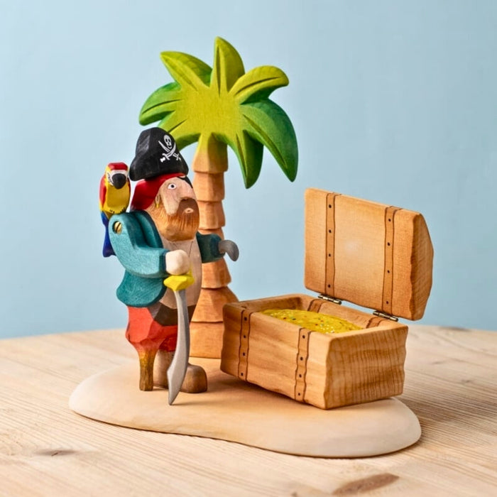 Bumbu Toys Wooden Pirate Treasure Set Australia — Oskar's Wooden Ark