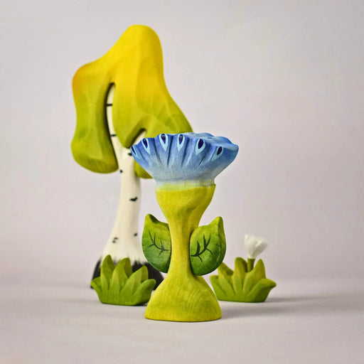 BumbuToys Wooden Flower Spring, Flama for Small World Play from Australia