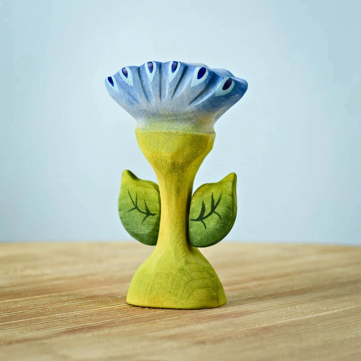 BumbuToys Wooden Flower Spring, Flama for Small World Play from Australia
