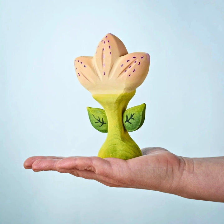 BumbuToys Wooden Flower Zia for Small World Play from Australia