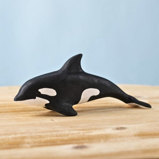 BumbuToys Wooden Sea Animal - Orca for Small World Play from Australia