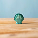 BumbuToys Wooden Sea Animal - Seashell - Green for Small World Play from Australia