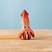 BumbuToys Wooden Sea Animal - Squid for Small World Play from Australia