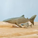 BumbuToys Wooden Sea Animal - Whale Shark Family - Set of 2 for Small World Play from Australia