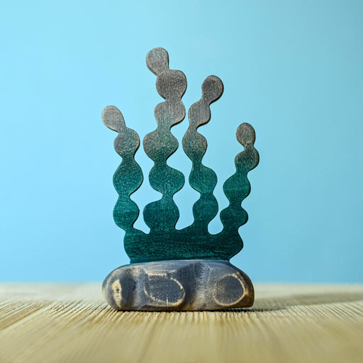 BumbuToys Handcrafted Wooden Figure Seaweed Giant Kelp from Australia
