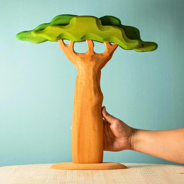 BumbuToys Handcrafted Wooden Tree Baobab Tall from Australia