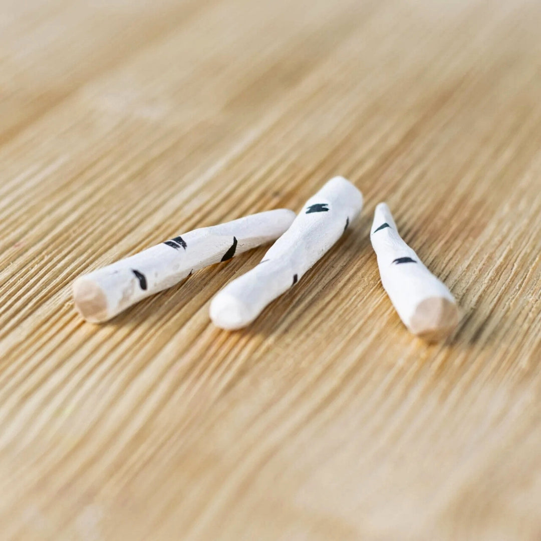 BumbuToys Wooden Tree Birch Twigs for Small World Play from Australia