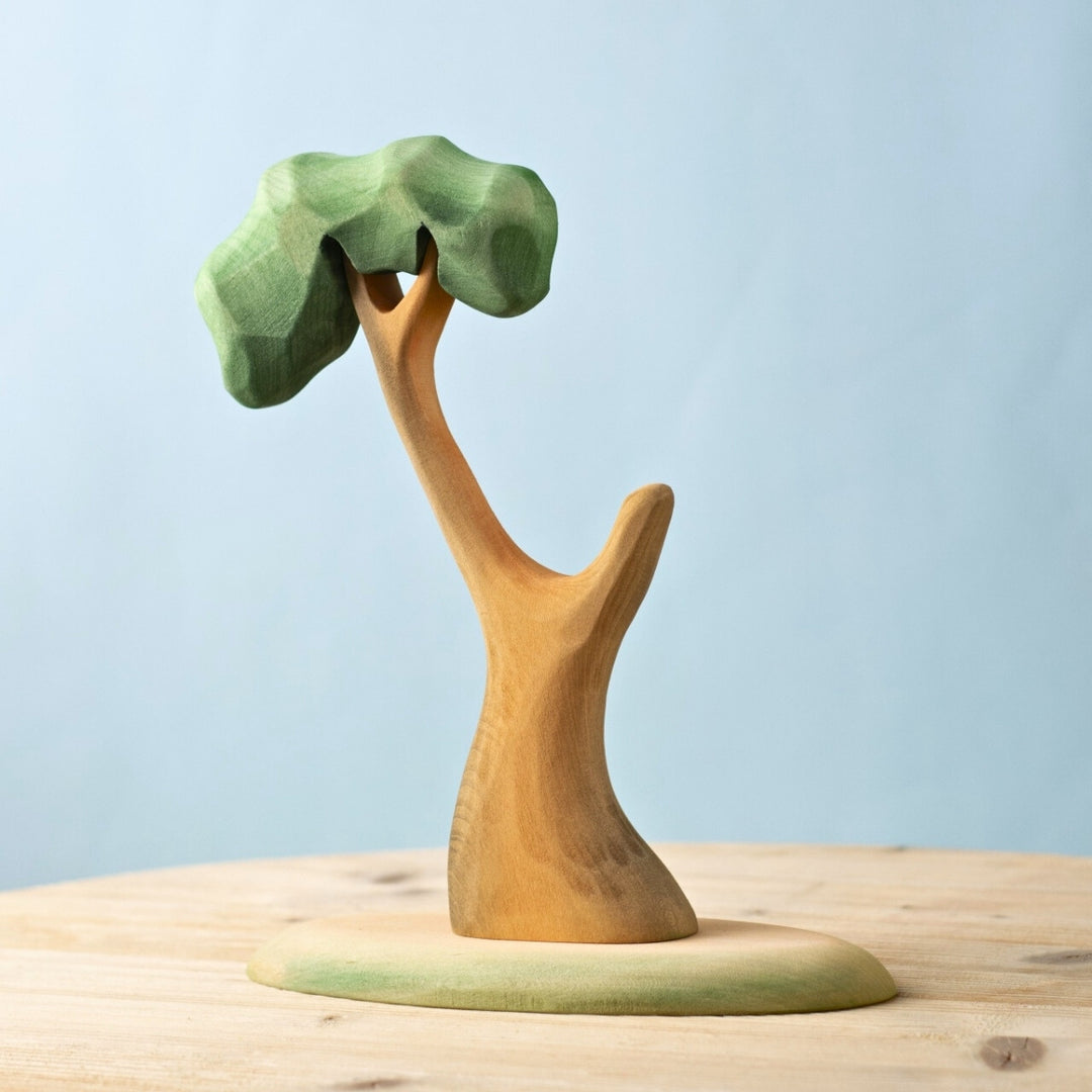 BumbuToys Wooden Tree Eucalyptus for Small World Play from Australia