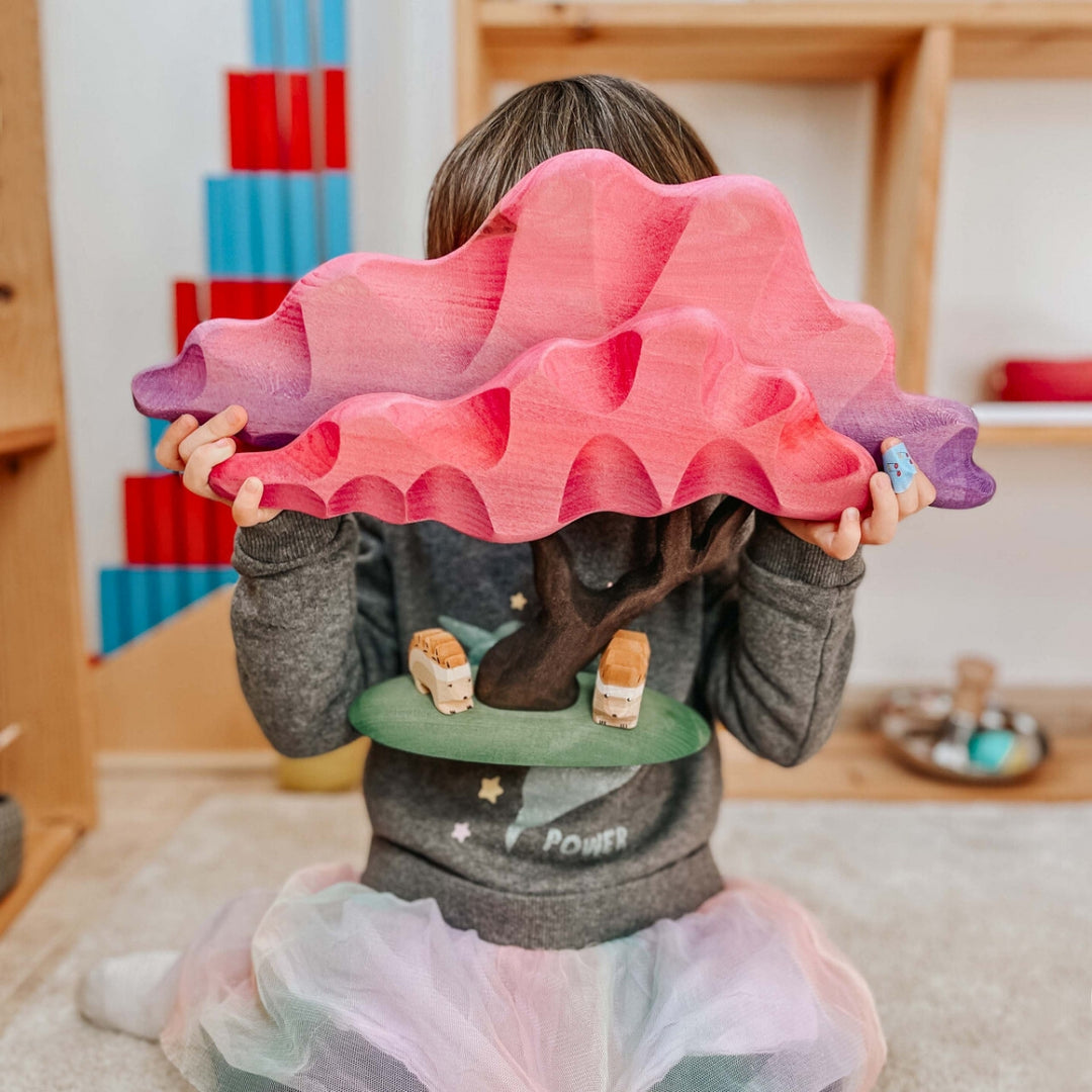 1200 × 1200px  BumbuToys Handcrafted Wooden Tree Japanese Maple from Australia being help by a child