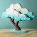 BumbuToys Handcrafted Wooden Tree Japanese Maple in Winter Blue from Australia