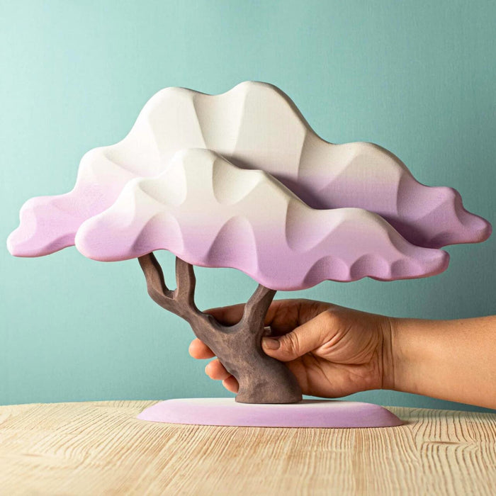 BumbuToys Handcrafted Wooden Tree Winter Lilac Japanese Maple from Australia