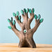 BumbuToys Wooden Tree - The Watching Oak - Green for Small World Play from Australia