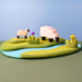BumbuToys Handcrafted Wooden Waterscape River Plate from Australia