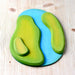 BumbuToys Handcrafted Wooden Waterscape River Plate from Australia