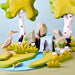 BumbuToys Handcrafted Wooden Figure Waterfall from Australia in a small-world play setting