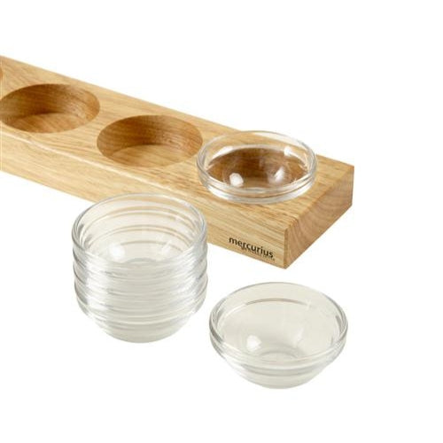 25910006 Wooden Holder for 6pcs of 35ml Paint Dishes