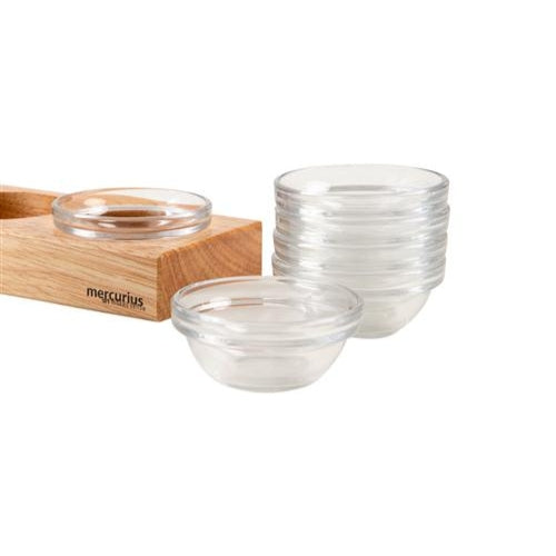 25910006 Wooden Holder for 6pcs of 35ml Paint Dishes