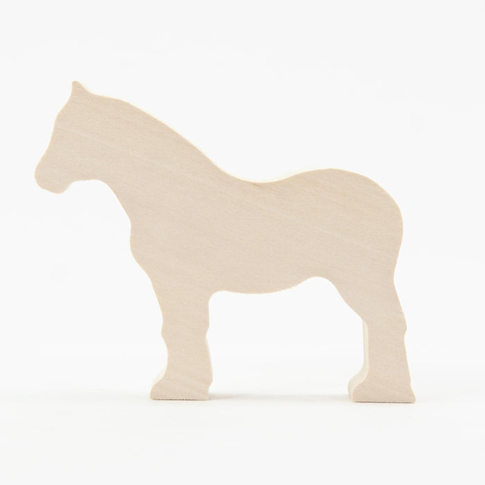 A600712 Kids at Work Wood Figure Foal