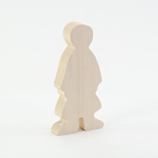 A600714 Kids at Work Wood Figure Girl