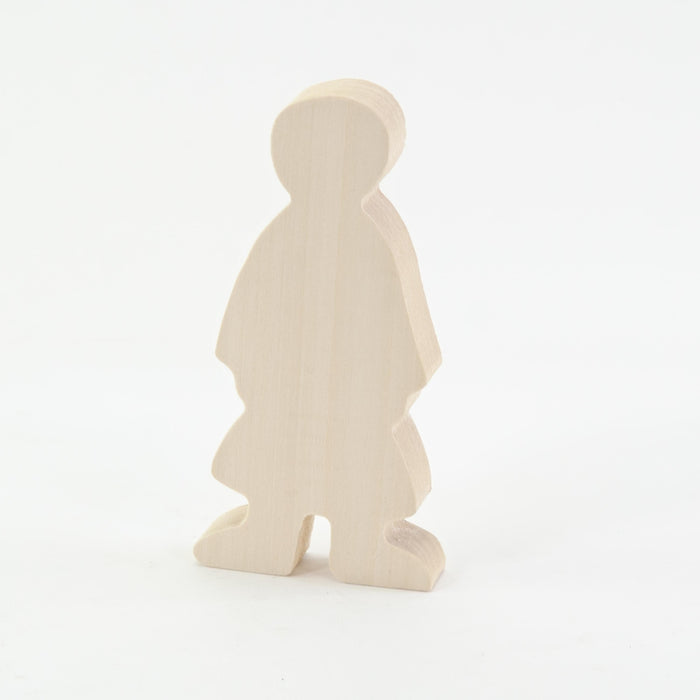 A600714 Kids at Work Wood Figure Girl