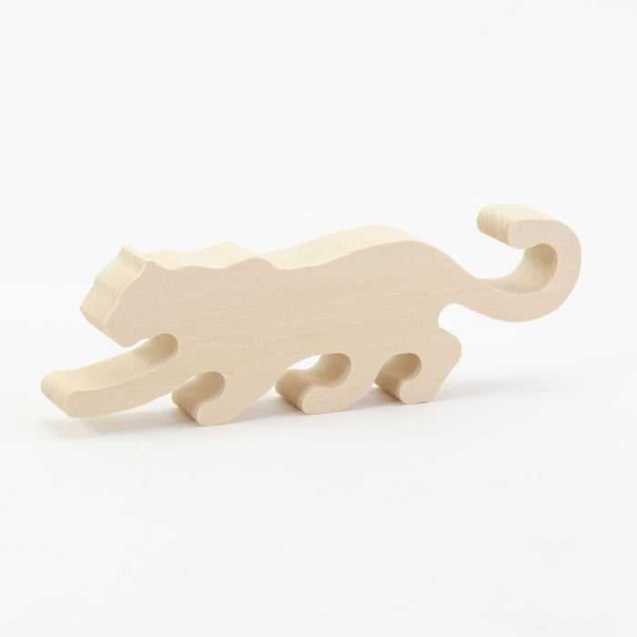 A600704 Kids at Work Wood Figure Panther
