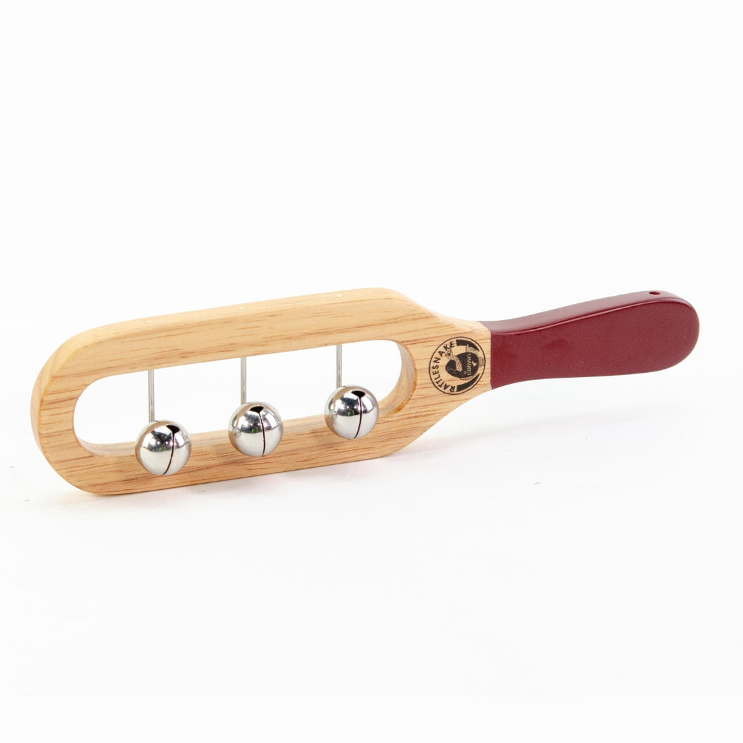 Rattlesnake Percussion Instruments for Children - Bell Shaker Red Violet