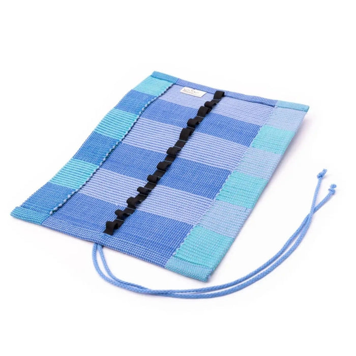 Crayon Cotton Roll-up 12 for Sticks & 12 Blocks - Blue - Mercurius Australia, Available Online