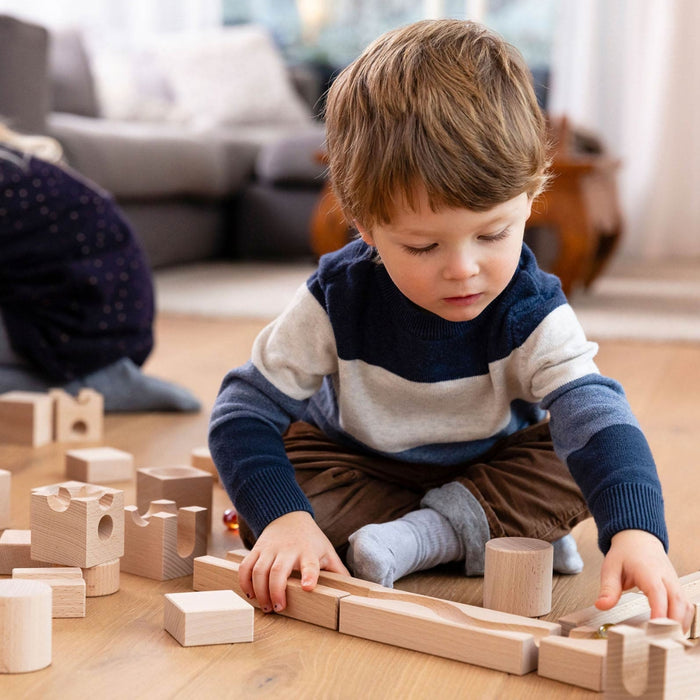 CUBORO Junior - Set of 40 - Wooden Marble Run - Online, Australia