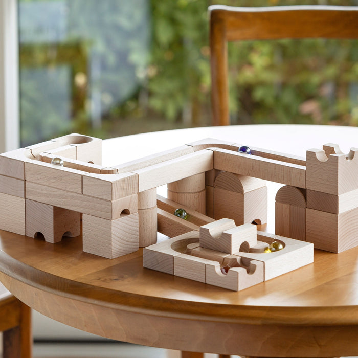 CUBORO Junior - Set of 40 - Wooden Marble Run - Online, Australia
